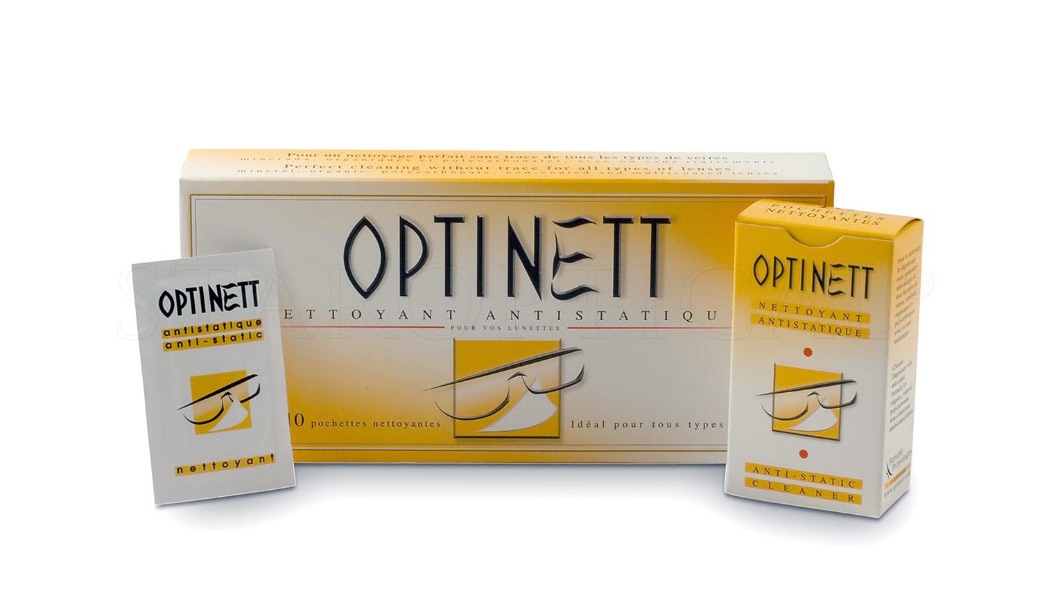 Optinett lingettes nettoyantes lunettes